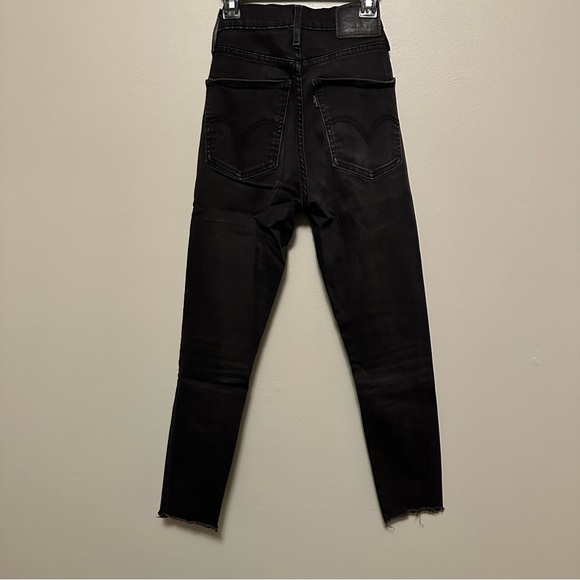 LEVI’S Mile High Super Skinny Jean Black - Picture 4 of 6